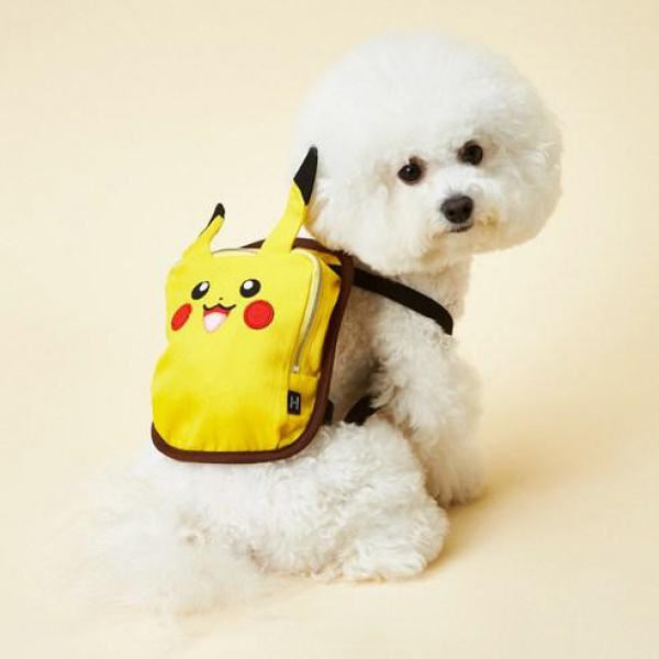 피카츄 강아지 표정 가방 스마일 _강아지용 가방