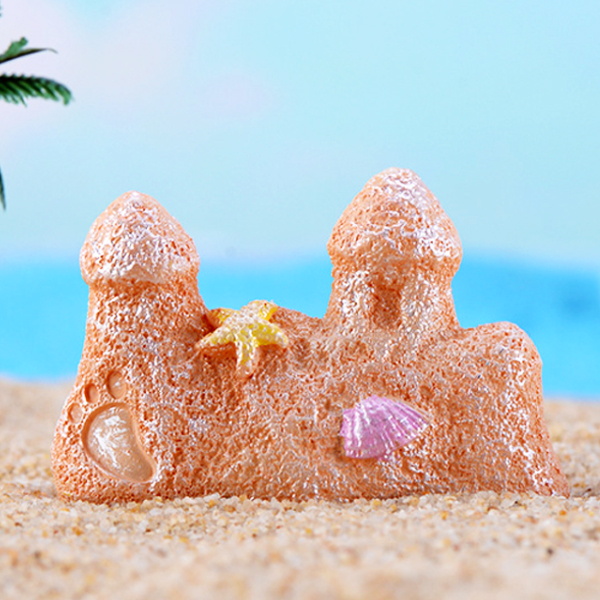 피규어 조개 불가사리 모래성-미미네아쿠아 스토어봄