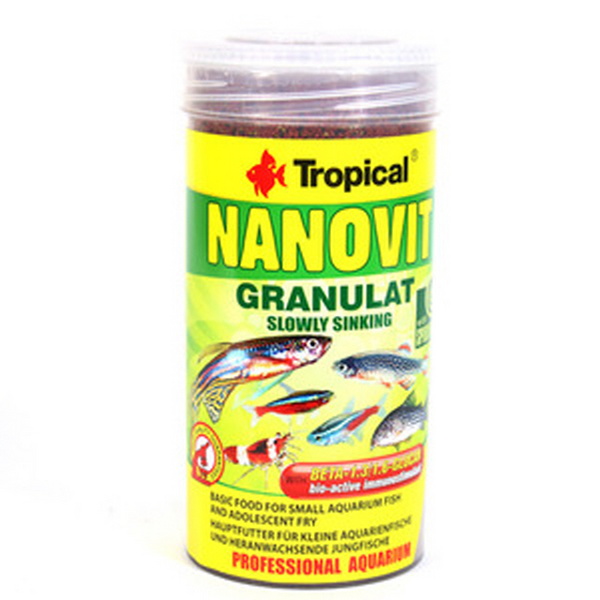 TROPICAL 나노비트 그래뉼 소형어 갑각류 사료 250ml