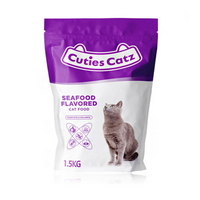 큐티캣츠 고양이 사료 전연령용 씨푸드 1.5kg