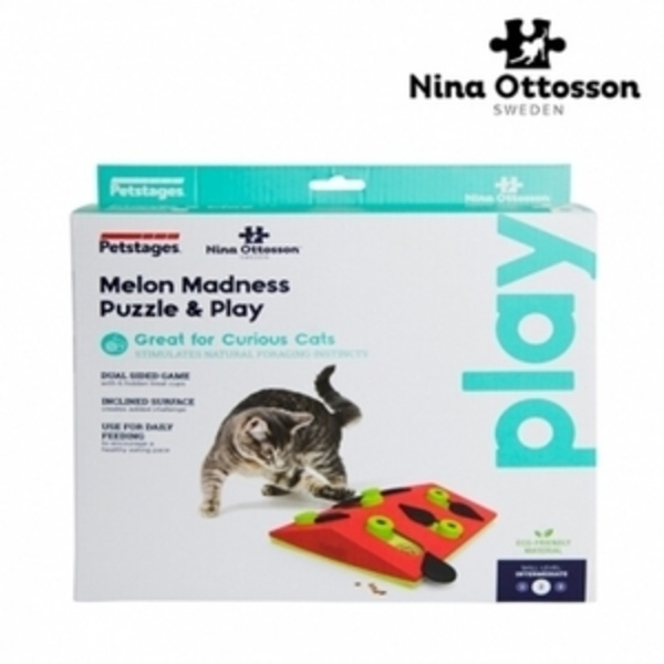 니나오토슨 멜론 매드니스 퍼즐 플레이 고양이 장난감