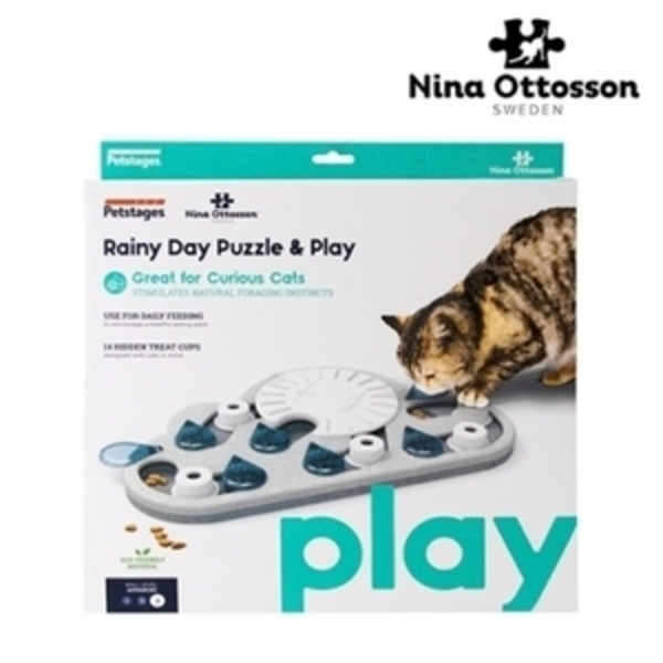 니나오토슨 레이니데이 퍼즐 플레이 고양이 장난감