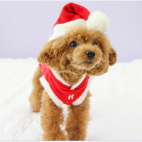 리얼펫 크리스마스 강아지 산타 모자