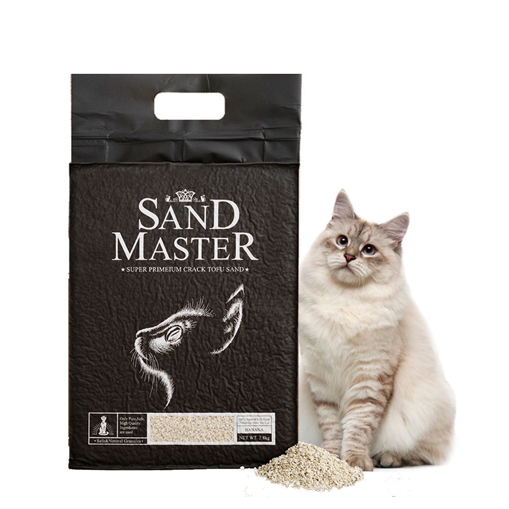 샌드마스터 고양이 크랙 두부 모래 바나나 7L