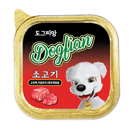 도그피앙 강아지 캔 소고기 100g