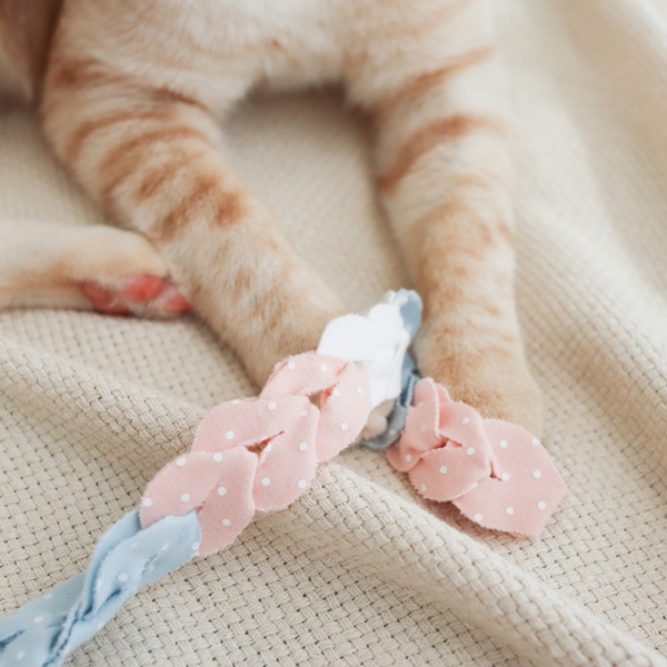 개달당 핸드메이드 고양이 낚시대장난감 리필3종SET 색상랜덤