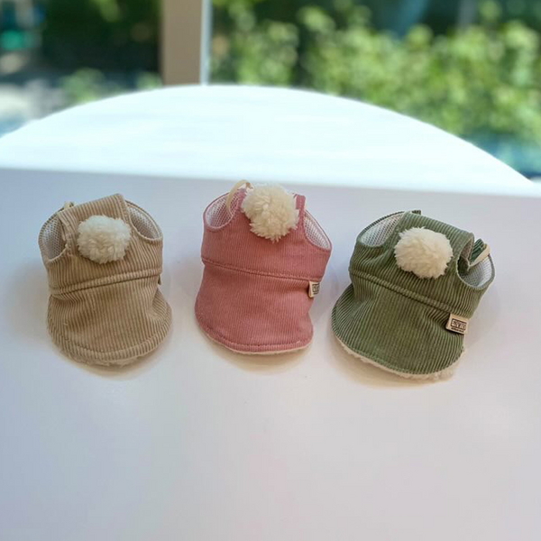 개달당 뽀글이 강아지선캡 겨울 모자 3Colors