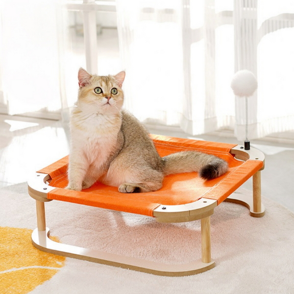 냥슬아치 고양이 강아지 DIY 오렌지 침대 해먹 쇼파