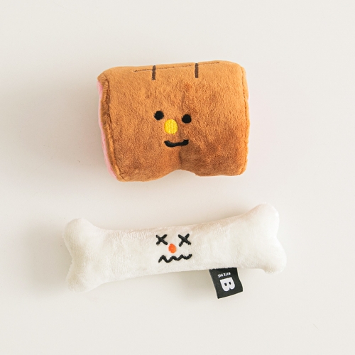 바잇미 바베큐 고기 장난감 (노즈워크/삑삑/바스락)