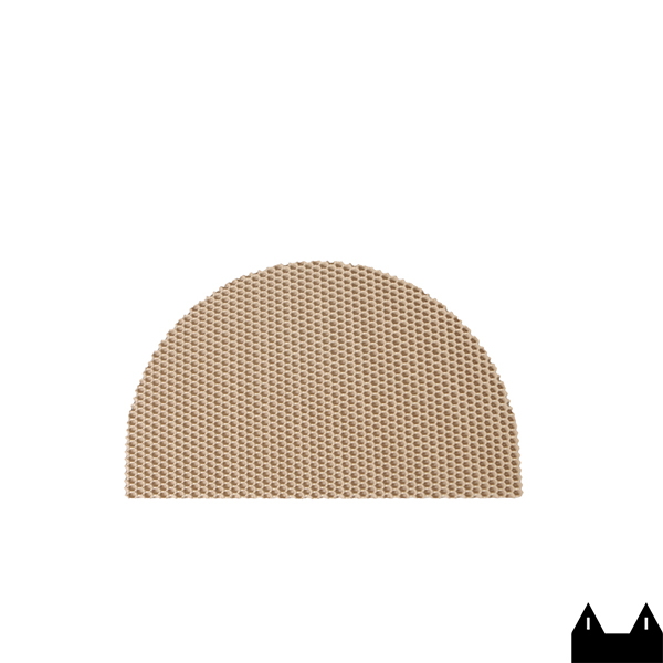 스타캣 디자인 고양이 모래매트-아치모양 베이지소형
