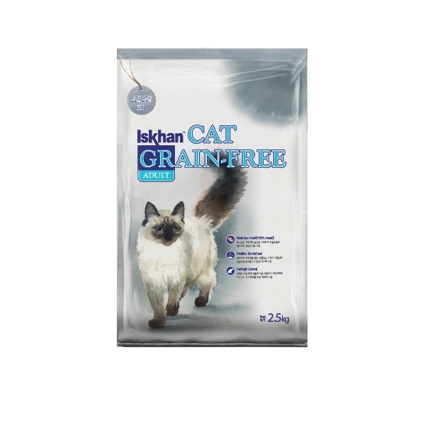 이즈칸 고양이 사료 그레인프리 어덜트 2.5kg