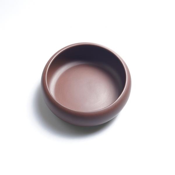도자기 수반 15cm (커피색) (금붕어 수경 식물 미니어항)