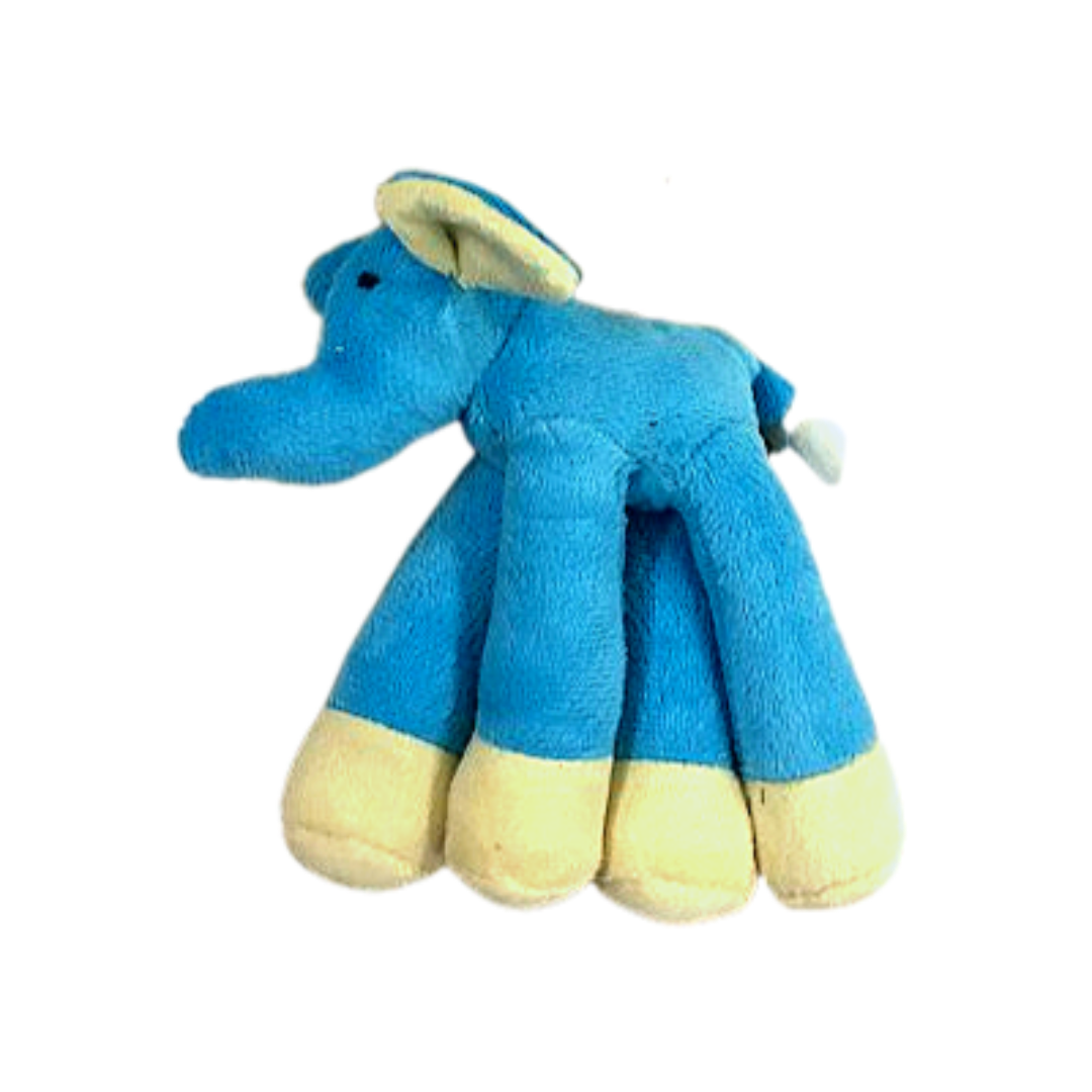 산시아 반려동물 장난감 블루코끼리 인형