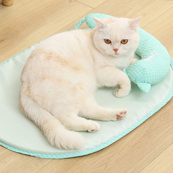바우독 반달베개 쿨침대 강아지 여름 방석 고양이 쿨매트