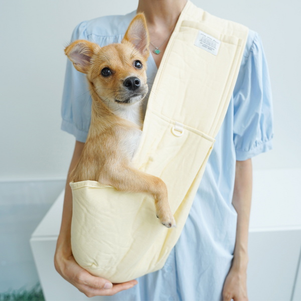 강아지 길이조절 슬링백 숄더백 산책가방 포대기