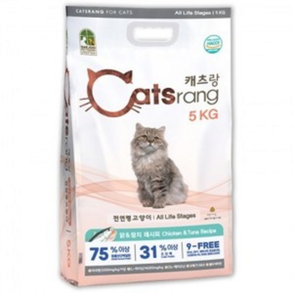 캐츠랑(sj) 고양이 전연령용 사료 5kg 2개