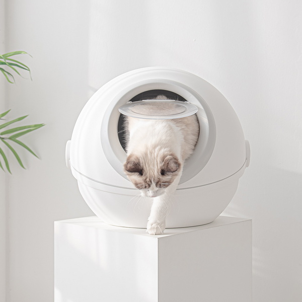 우주선캡슐 고양이 화장실