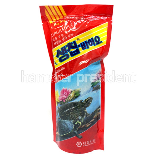 핑퐁 생칩 바이오 거북이먹이 170g