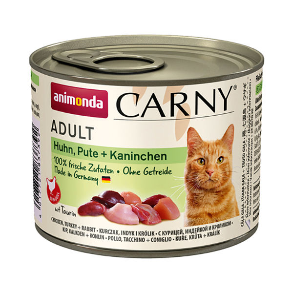 (유통기한23.02.27)애니몬다 카니 고양이 습식 캔 치킨 칠면조 토끼 200g