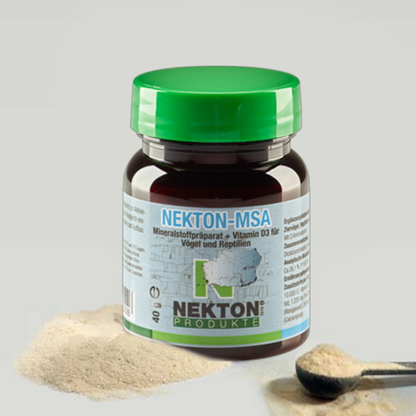 넥톤 MSA 40g - 구루병방지 칼슘 뼈강화 / 새 앵무새 간식 영양제