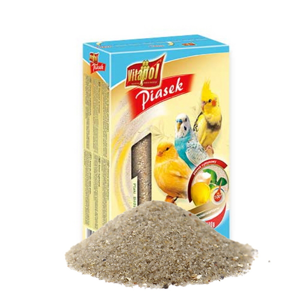 비타폴 zvp-2071 레몬 모래 1.5kg / 새 앵무새  용품 모래