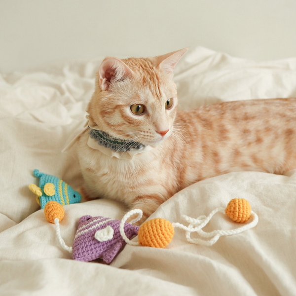 개달당 물고기 캣타워 캣닢 모빌 고양이장난감