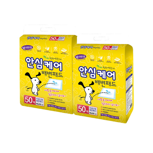 안심케어 친자연주의 배변패드(40X50) 100매