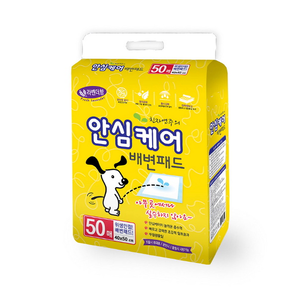 안심케어 친자연주의 배변패드(40X50) 50매