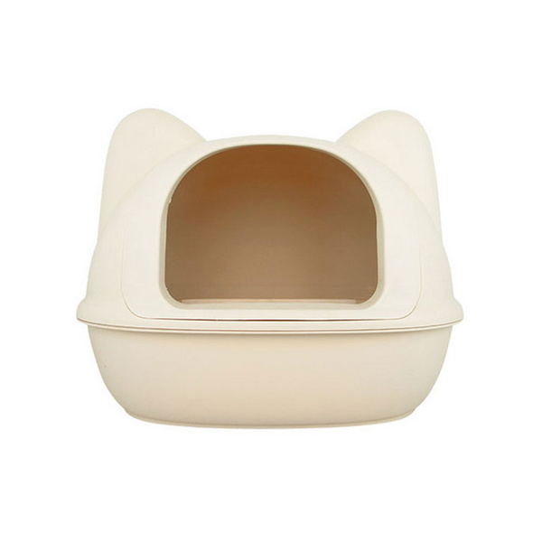 디자인을 더 생각한 아이캣 고양이모양 화장실 - 아이보리 M